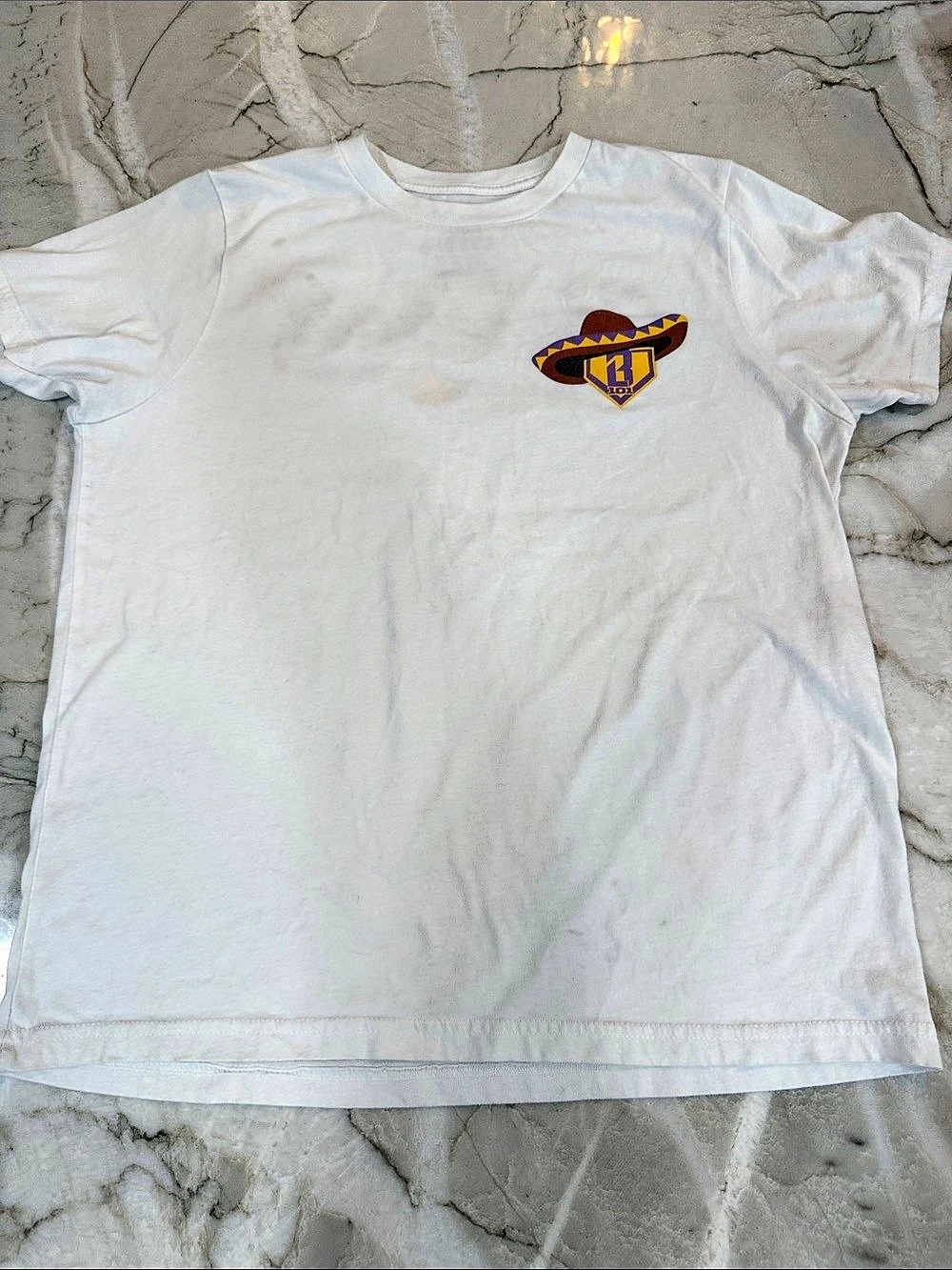 Baseball Lifestyle 101 Taco Established Tee Graphic Short Sleeve Tee White